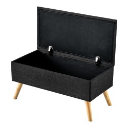 Ракла за седалка Salford 79x39,5x39,5 см черна [] - Антре