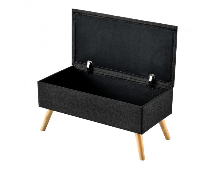 Ракла за седалка Salford 79x39,5x39,5 см черна []