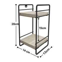 Рафт за маса Pargas 26x14x13 см [] - Кухненски аксесоари
