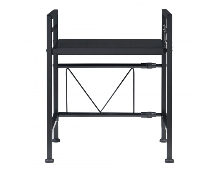 Sorsele регулируем кухненски рафт 48x40-63x32 см черен []