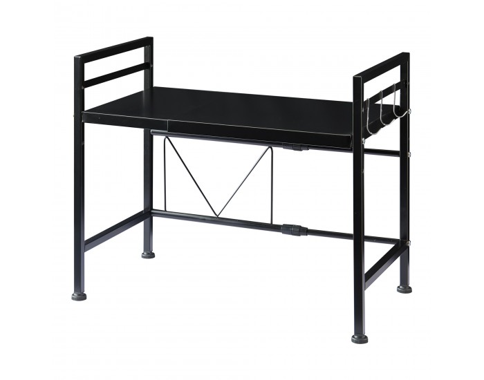 Sorsele регулируем кухненски рафт 48x40-63x32 см черен []