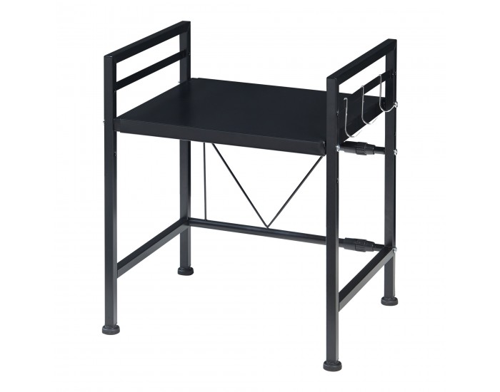 Sorsele регулируем кухненски рафт 48x40-63x32 см черен []