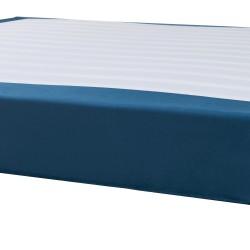 Двойно легло Lilla velvet 180x200 см синьо [] - Спалня