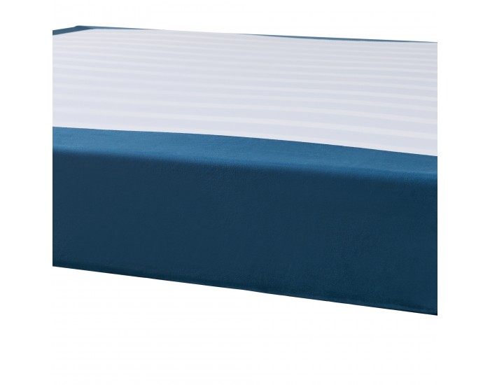 Двойно легло Lilla velvet 180x200 см синьо []