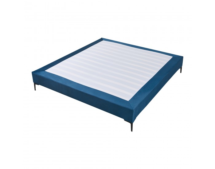 Двойно легло Lilla velvet 180x200 см синьо []