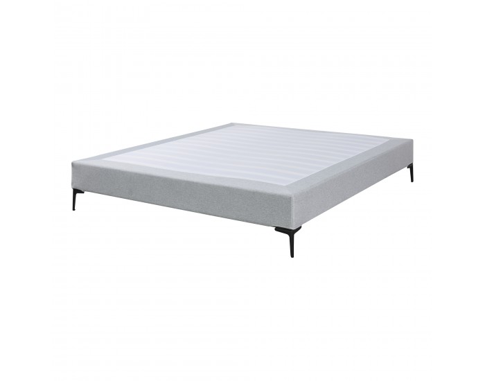 Двойно легло Lilla Textil 180x200 см светло сиво []