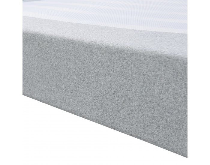 Двойно легло Lilla Textil 160x200 см светло сиво []