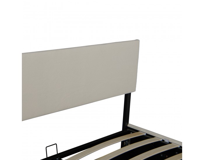 Тапицирано легло Juva Cord с ламелна рамка 180x200 см Beige Corium Тапицирано легло Juva Cord с ламелна рамка 180x200 см Beige Corium