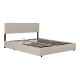 Тапицирано легло Juva Cord с ламелна рамка 140x200 см Beige Corium Тапицирано легло Juva Cord с ламелна рамка 140x200 см Beige Corium