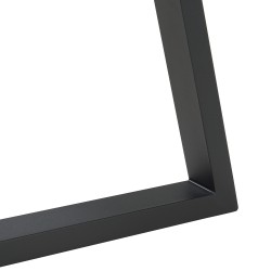 Комплект рамки за маса от 2 бр. Lyngby 72x55/70см черни [] - Части за Маси