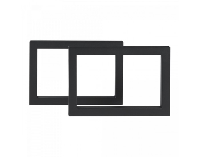 Комплект рамка за маса от 2 Lunderskov 35x50cm черен []