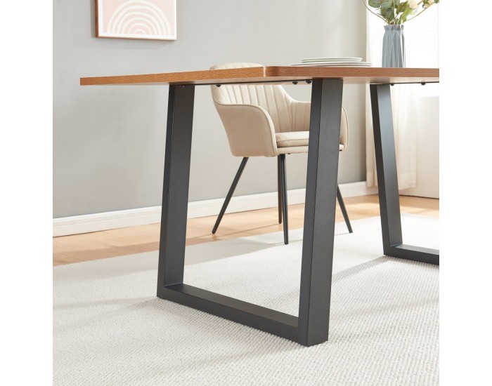 Комплект рамки за маса от 2 Lülsfeld 72x75cm черен []