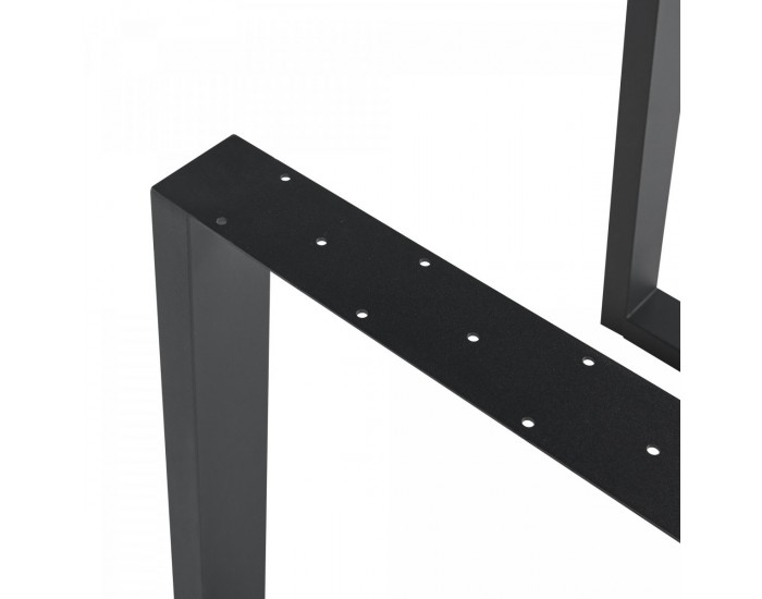 Комплект рамки за маса от 2 Lülsfeld 72x75cm черен []