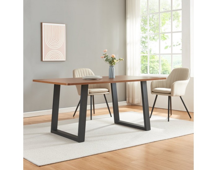 Комплект рамки за маса от 2 Lülsfeld 72x75cm черен []