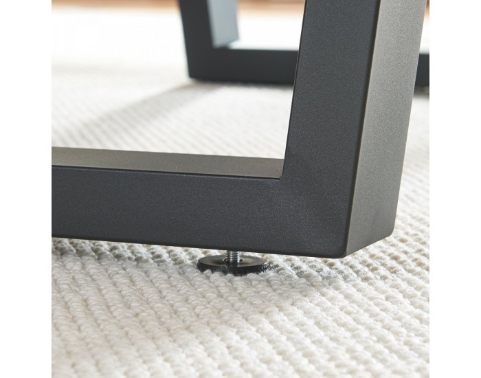 Комплект рамки за маса от 2 бр. Lalling 43x25/40 см черни []