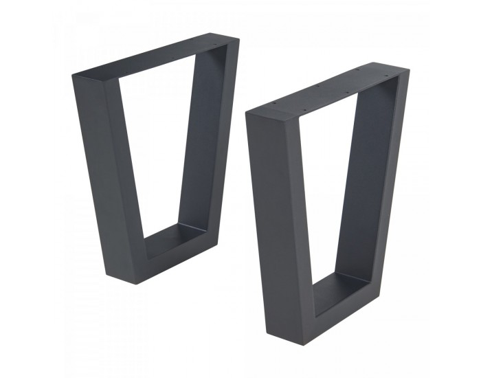 Комплект рамки за маса от 2 бр. Lalling 43x25/40 см черни []