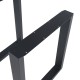 Комплект рамки за маса от 2 броя Makers стомана 72x60 см черен []