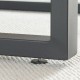 Комплект рамки за маса от 2 стоманени Makers 72x70 см черни []