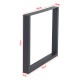 Комплект рамки за маса от 2 стоманени Makers 72x80 см черни []