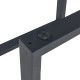 Комплект рамки за маса от 2 стоманени Makers 72x80 см черни []