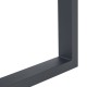 Комплект рамки за маса от 2 стоманени Makers 72x80 см черни []