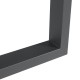 Комплект рамки за маса от 2 стоманени Makers 72x90 см черни []