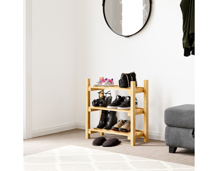 Поставка за обувки Keuruu 60x60x25 см []