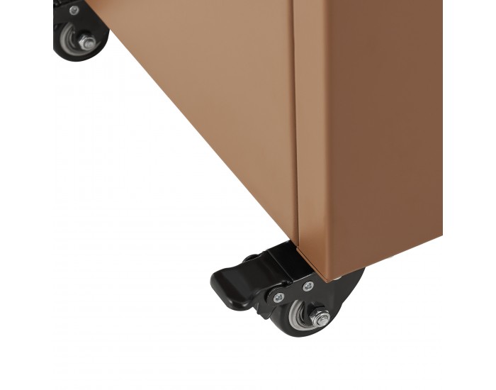 Bernalda преградна стена със сандъче стоманено кафяво []