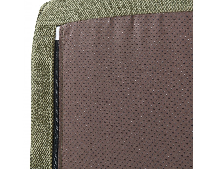 Табуретка за крака Koskyvn 35x80x55 cm Текстилно зелено []