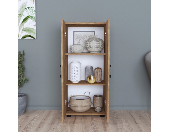 Страничен шкаф Åsnes 108x49x32см дъб []