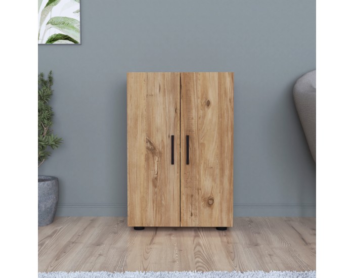 Страничен шкаф Åsnes 74x49x32см дъб []