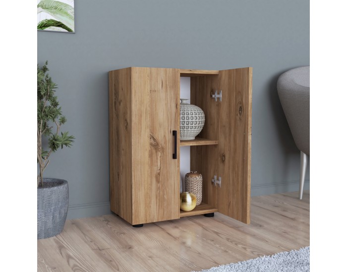 Страничен шкаф Åsnes 74x49x32см дъб []