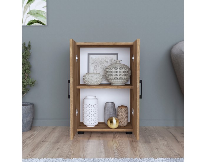 Страничен шкаф Åsnes 74x49x32см дъб []