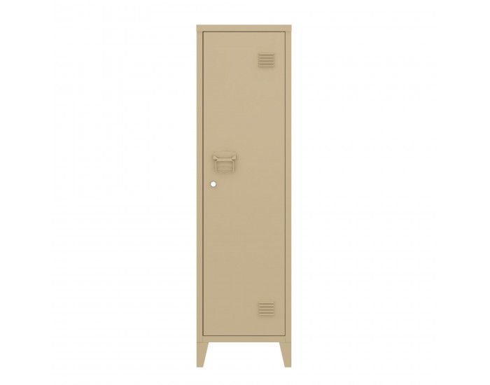 Единично шкафче Kurikka 137x38x38 см камила []