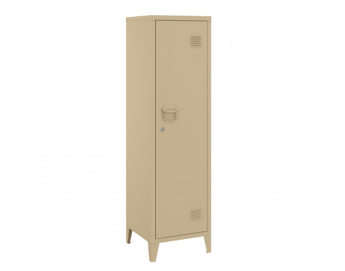 Единично шкафче Kurikka 137x38x38 см камила []