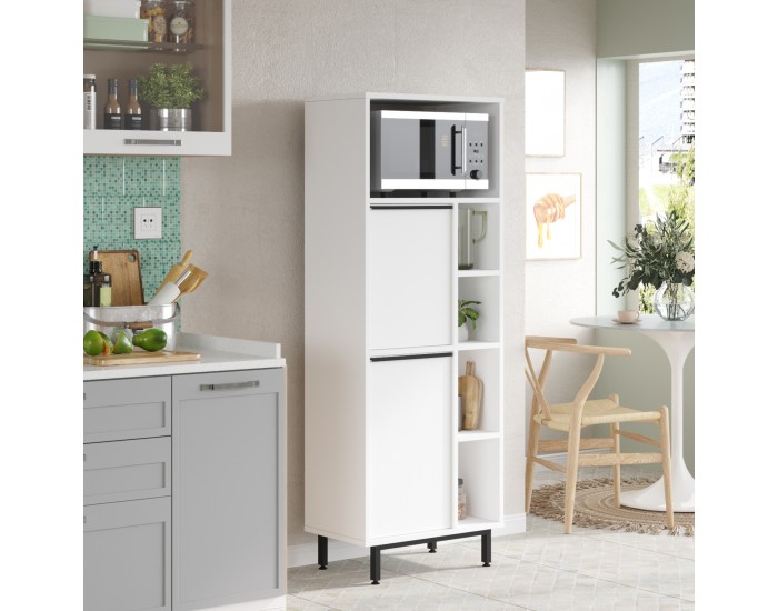 Кухненски шкаф Vesanto 162x60x36 см бял []