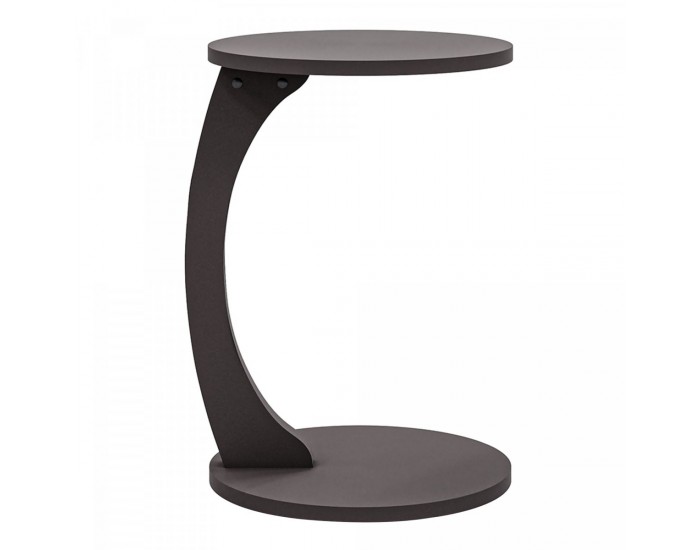 Помощна маса Holeby 56 x Ø 38 cm сива []