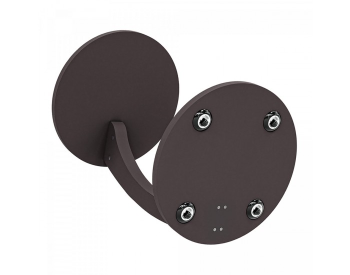 Помощна маса Holeby 56 x Ø 38 cm сива []