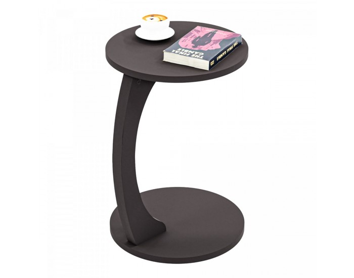 Помощна маса Holeby 56 x Ø 38 cm сива []