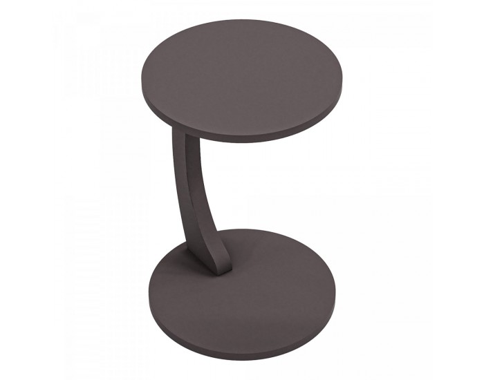 Помощна маса Holeby 56 x Ø 38 cm сива []