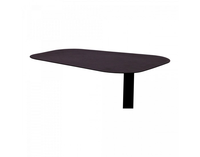 Помощна маса Nastätten 50x50x38 см черна, мат []