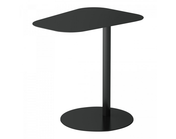 Помощна маса Nastätten 50x50x38 см черна, мат []