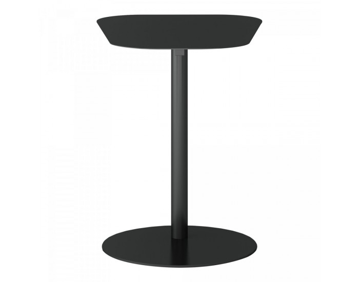 Помощна маса Nastätten 50x50x38 см черна, мат []