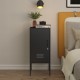 Комплект нощни шкафчета Hausjärvi от 2 бр., 82x35x35 см, стомана, черни []
