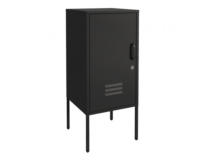 Комплект нощни шкафчета Hausjärvi от 2 бр., 82x35x35 см, стомана, черни []