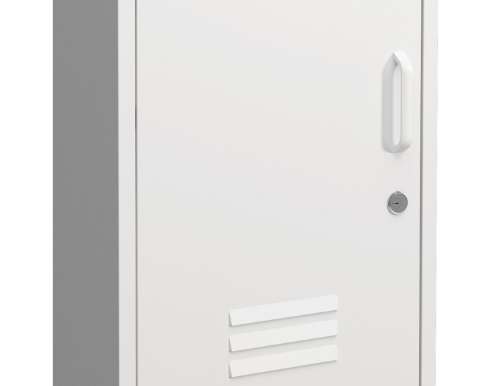 Комплект нощни шкафчета Hausjärvi от 2 бр., 82x35x35 см, стомана, бяло []