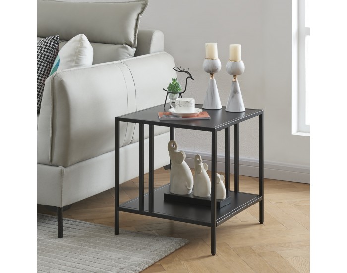 Помощна маса Kumlinge 45x45x47cm черна []