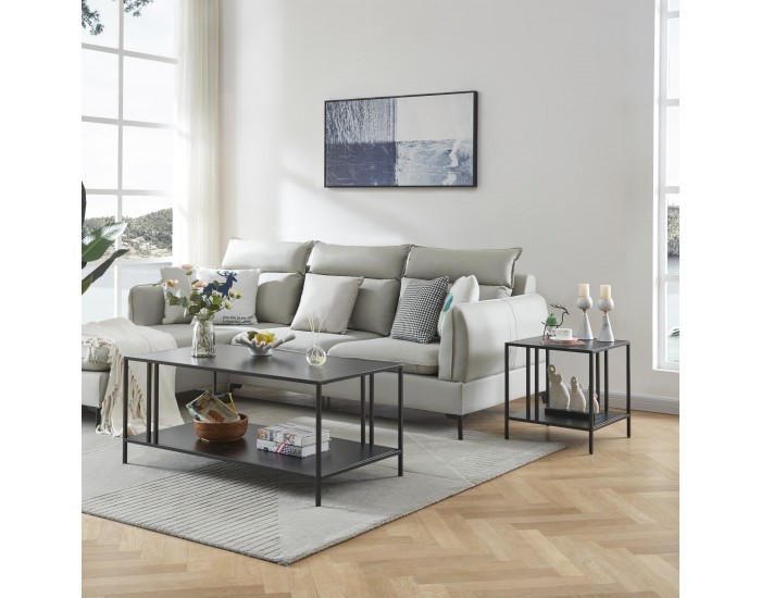 Помощна маса Kumlinge 45x45x47cm черна []