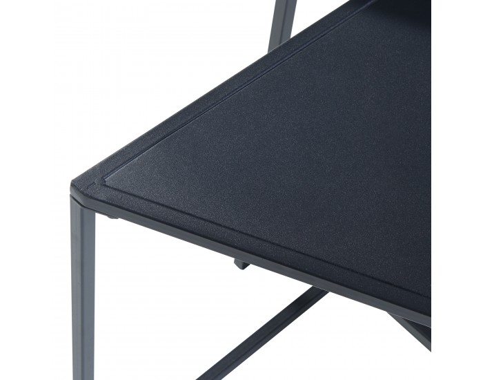 Комплект маса за гнездене Kungsör от 2 метални черни []