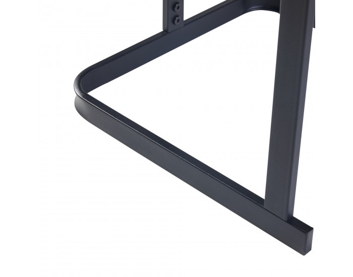 Комплект маси за гнездене Laxå от 2 стъклени и метални черни []